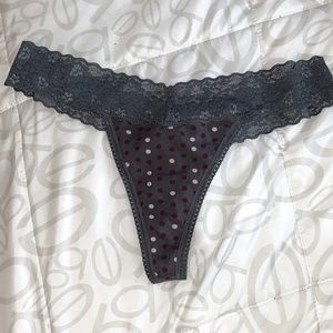 gray thong
